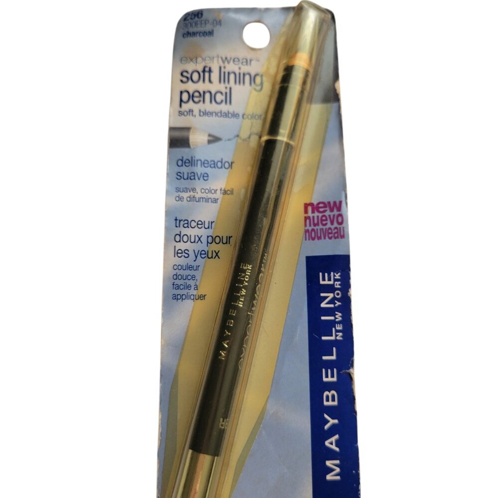 Maybelline Soft Lining Pencil Eyeliner Charcoal #256 SEALED Package Wear